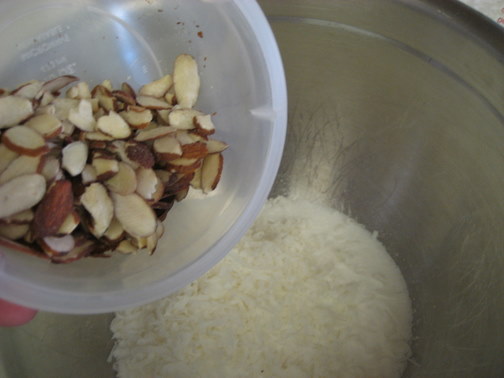 Coconut Almond Crumb Pie